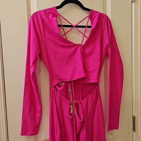 1318. NWT SKIMS Lace Up Catsuit - Picture 4 of 10